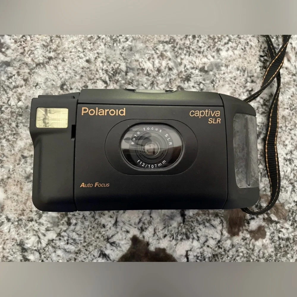 Vintage Y2K Polaroid Captiva SLR Black Instant Camera Instruction Booklet